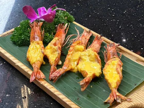 Tôm Nướng Phô Mai